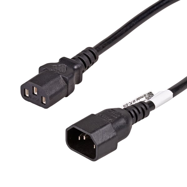 Akyga AK-PC-06A CEE 7/7 - IEC C13 250V/50Hz 10A 3m svart strömkabel