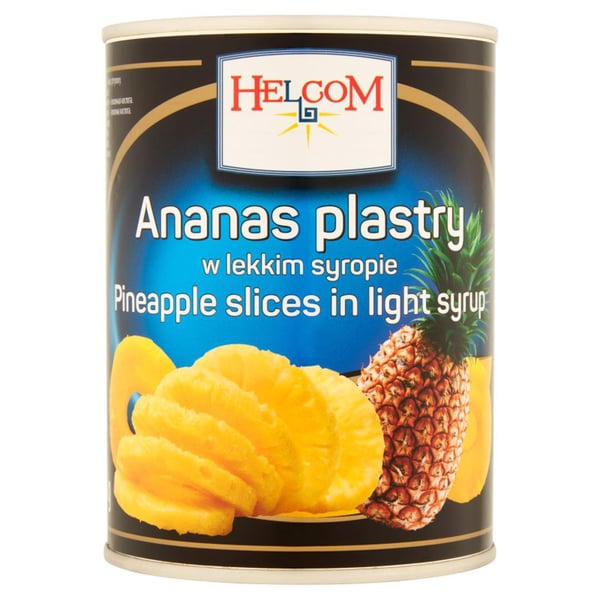 Helcom ananaspliver i let sirup 565 g