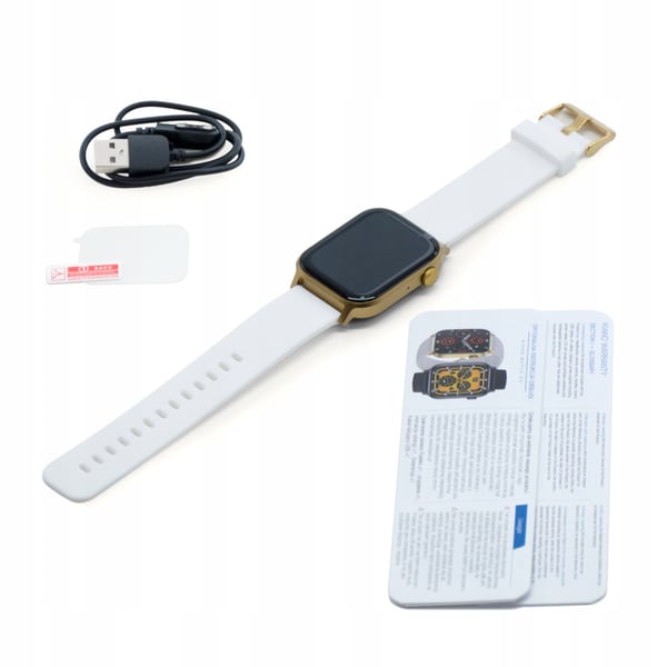 Kiano Watch GO smartklocka herr och damklocka vit med polsk meny