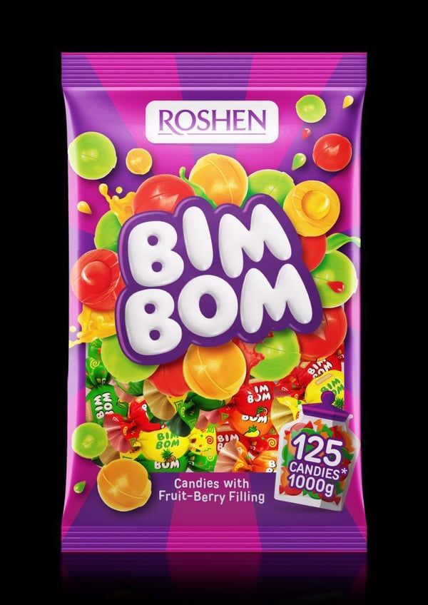 Roshen Bim-Bom fyllda karameller 1 kg