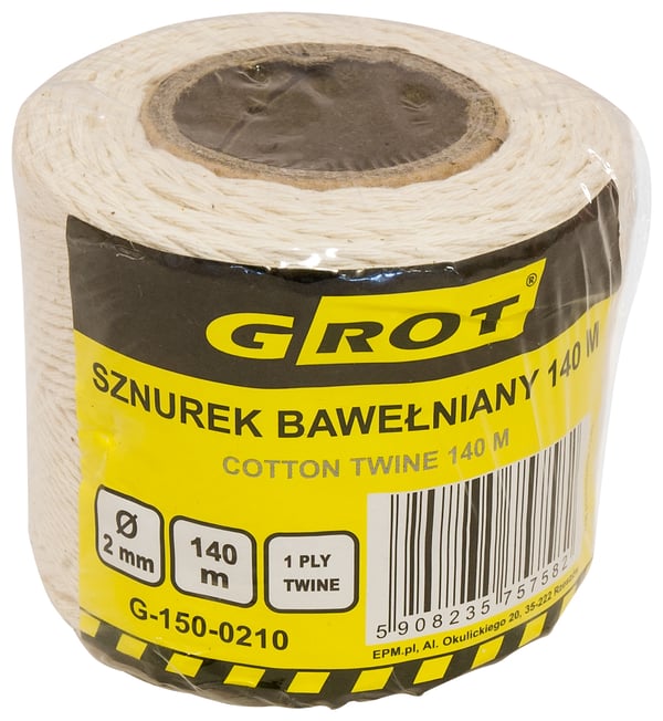 BOMULDSSNØR 2MM 140MB - G-150-0210