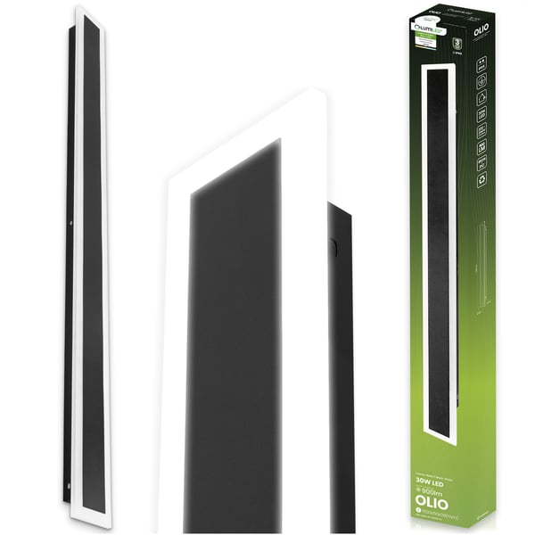 OLIO LED-puutarhavalo pintaliitäntä seinäkiinnike 30W 4000K 100cm IP65 LUMILED