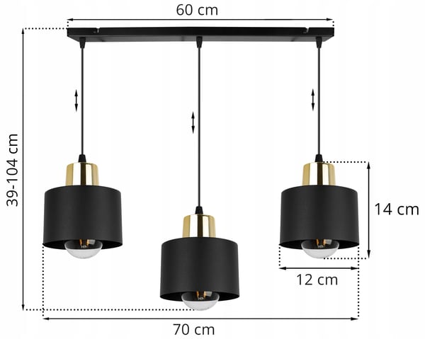 MODERNI KATTOVALAISIN MUSTA LED-VALAISIN