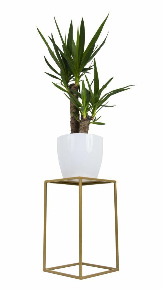 Moderne stående blomsterfod 40 cm guld