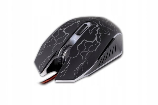 Rebeltec Diablo Optisk Gamingmus med USB-kabel, svart