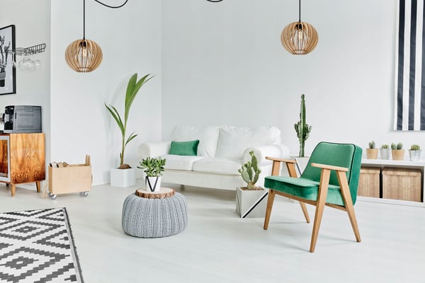 MODERNI PUINEN LED-KATTOVALAISIN