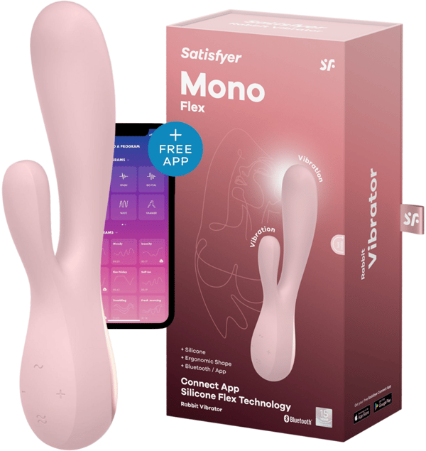 Satisfyer - Mono flex -vibraattori (malva)