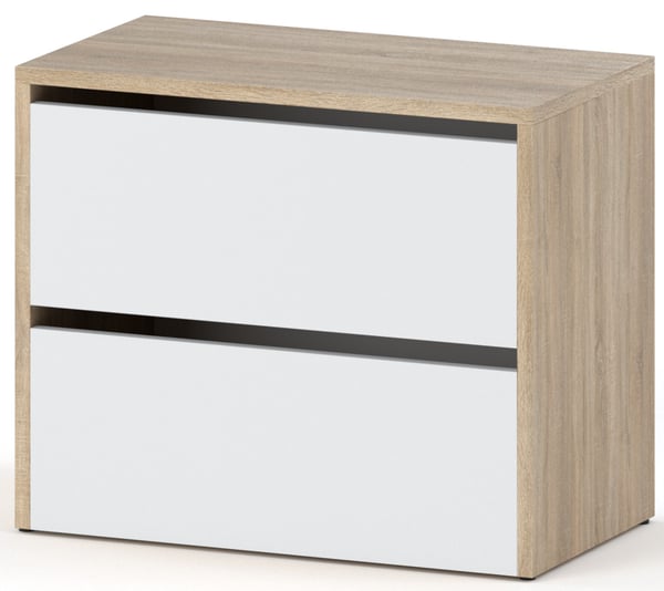 KELKÄKAAPPI SONOMA OAK WHITE 60 CM