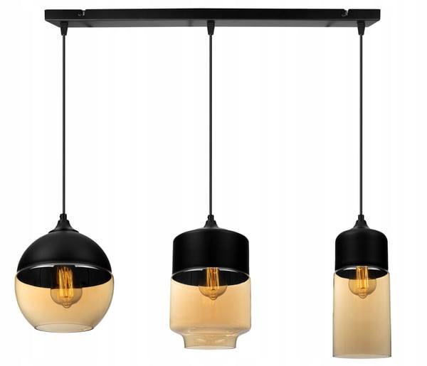 HÆNGENDE LOFTSLAMPE, GLASLAMPESKÆRM