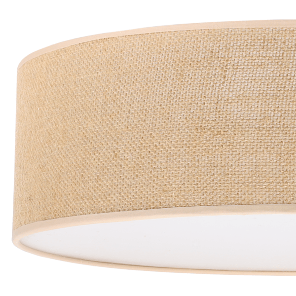 TAKLAMPA JUTA PLEXI BEIGE 50CM E27