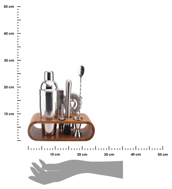 Mixology bartenderset stål