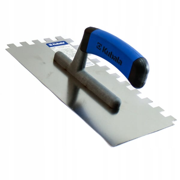 Kubala ruostumattomasta teräksestä valmistettu hammastettu lasta 130x270mm 12x12 0205