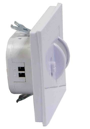 PIR-bevægelsessensor hvid 160 grader 500W 9 meter IP20 - E+CR-IR1/KP