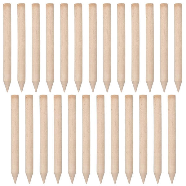 KOTARBAU® geodetiska träpåkar i bok för tomater, grönsaker, träd, 30 cm, 25-pack KOTARBAU® geodetiska träpåkar i bok för tomater, grönsaker, träd, 30 cm, 25-pack