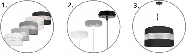 Loftshængende lampe lysekrone lampeskærm moderne