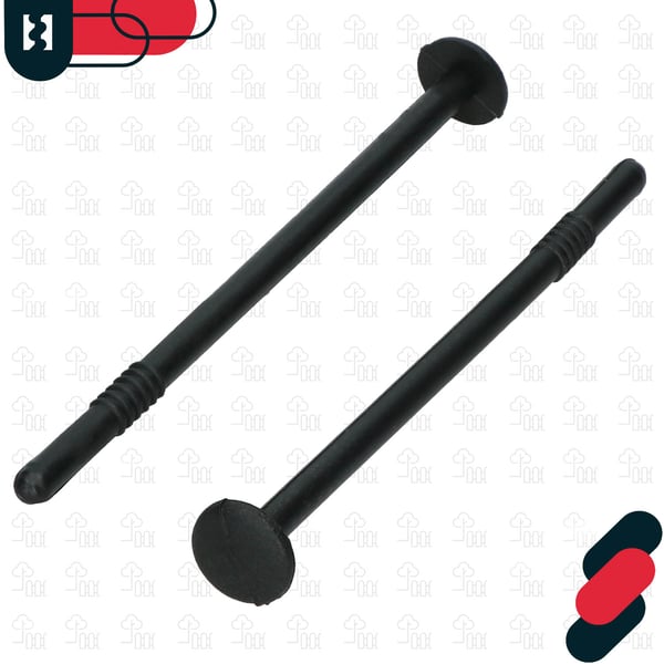 KOTARBAU® Agrotekstilandel Anker Plastprop Sæt 12 cm 100 stk