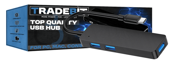 HUB USB-C 5-i-1-adapter USB 3.1 SD/TF-adapter för Windows/Mac/Steam