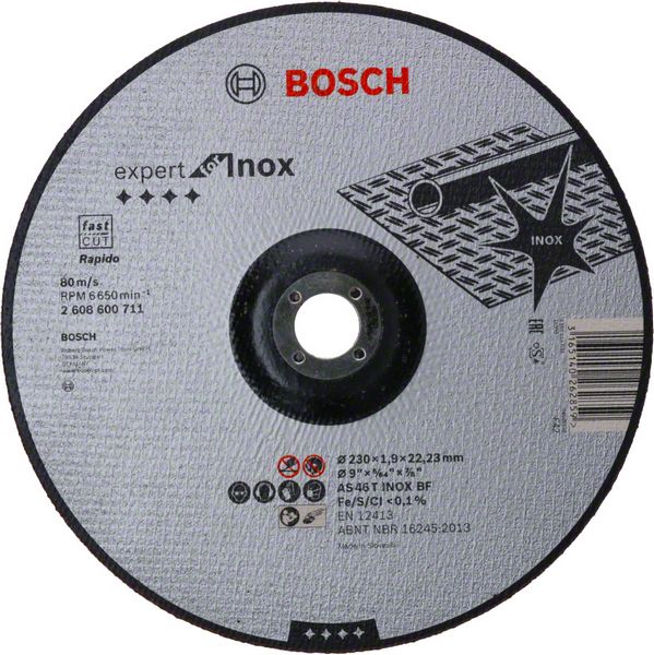 KUPERA LEVY T27 230*22*1.9 BOSCH RAPIDO - T27 230*1.9B