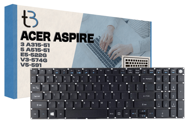 Acer Aspire 5 A515-51 ja A515-51G näppäimistö