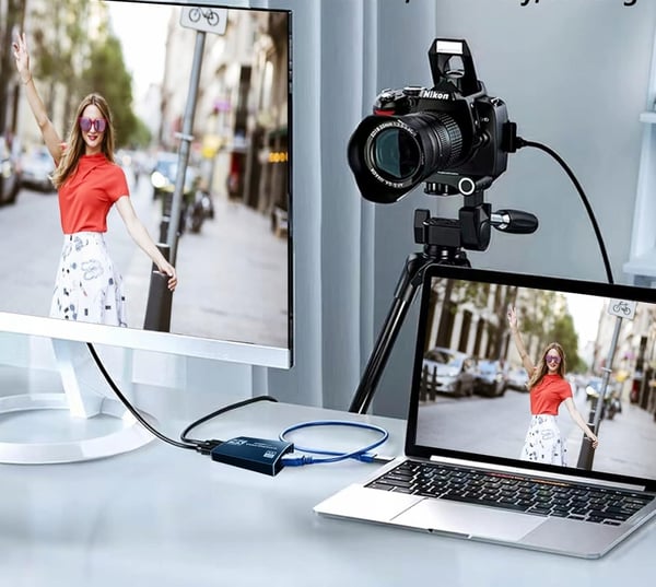 VIDEOFÅNGSKORT BILDGRABBER HDMI 2.0 USB STREAMING AV VIDEO 4K