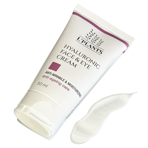 L'PLANTS Creme med hyaluronsyre til ansigt og øjenområde 50 ml.