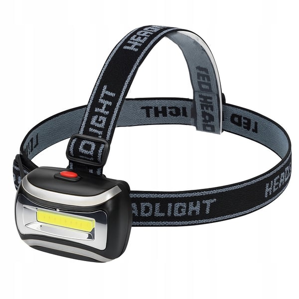 Batteridriven LED-pannlampa med justerbar ljus