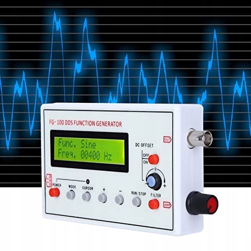 DDS-funktiosignaaligeneraattori FG-100 1Hz - 500kHz