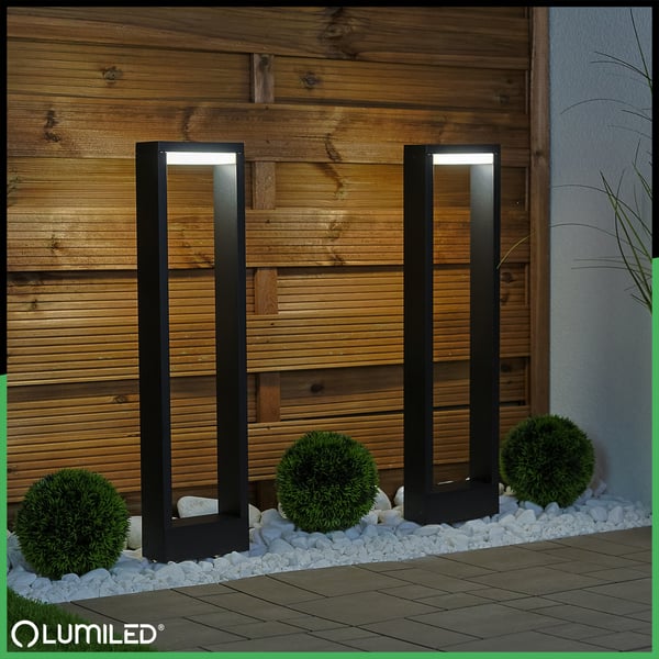 Havelampe udendørs stående stolpe LED 10W HOSTA 60cm LUMILED