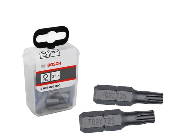 BIT, AKSLET, SPIDS T25 25MM UDT 25STK - B 2607002800