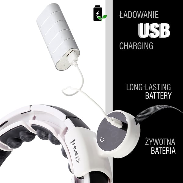 HHM16 HULA HOP WHITE magneeteilla ja painolla sekä laskuri HMS