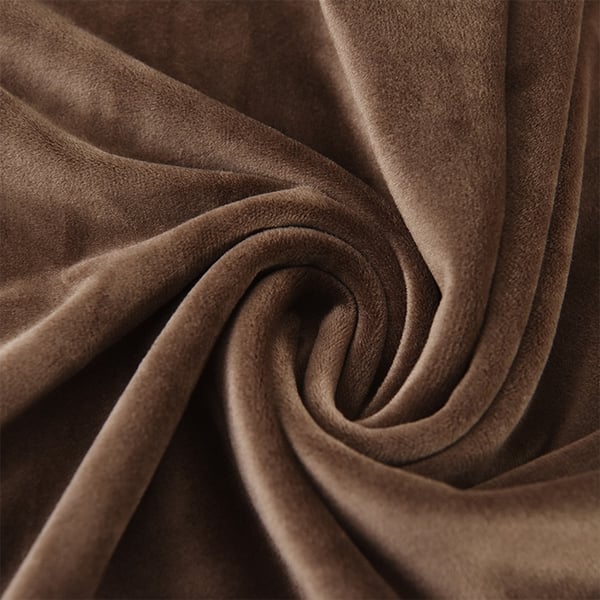 Club-fåtölj överdrag velour brun