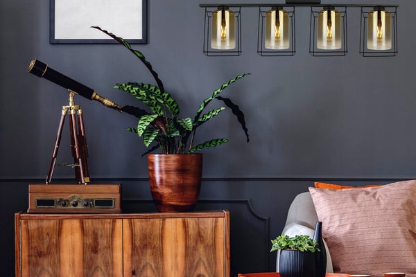 MODERNE ELEGANT GLAS HÆNGELAMPE