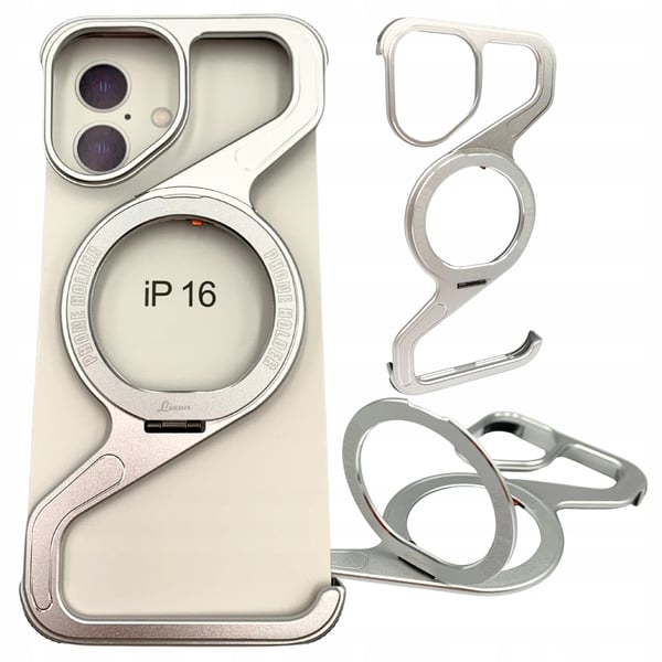 Pansrade metallisuoja iPhone 16:lle MagSafe-kiinnikkeellä titaanilla