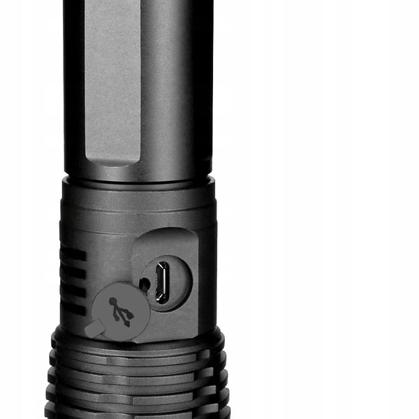Tehokas XHP50-sotilaskäyttöön tarkoitettu zoom-taktinen LED-taskulamppu