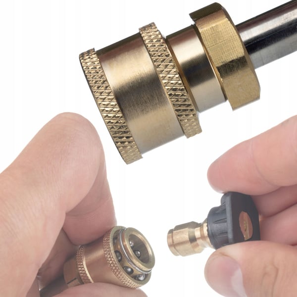 Kärcher QRC-EasyLock TR22F jatkoputki - QRC 1/4 liitäntä, TR22 x 1,5 kierros, messinkirakenteinen