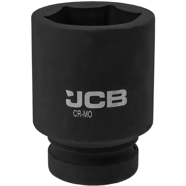 JCB SLAGTOPPENØGLE dyb 1" 50 mm 6-kant Cr-Mo topnøgle