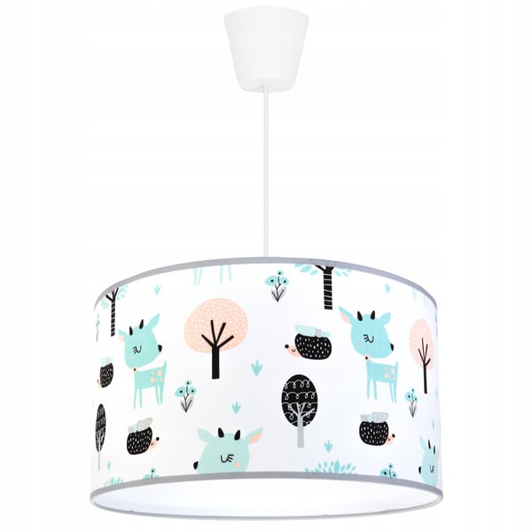 BØRNES LOFTSLAMPE LED-LAMPESKÆRM BAMBI