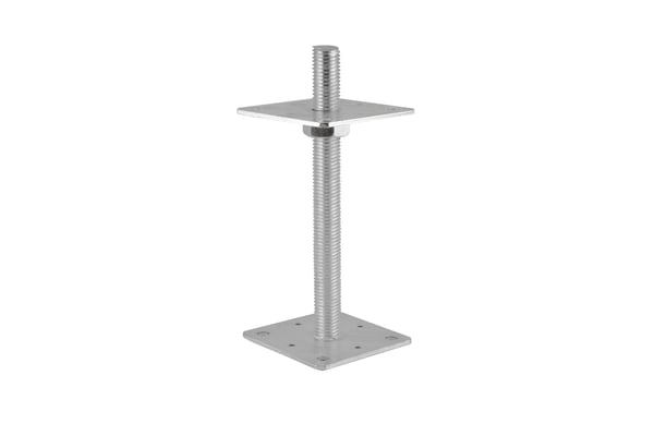 SÄÄDETTÄVÄ TANGON JALKA, TANKO M24*250MM, 110*110MM - LBS PSR2