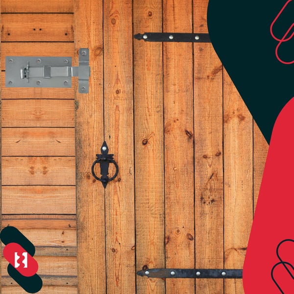 KOTARBAU® Universallåsregel för dörrar och grindar stål 130 mm hänglåsbar