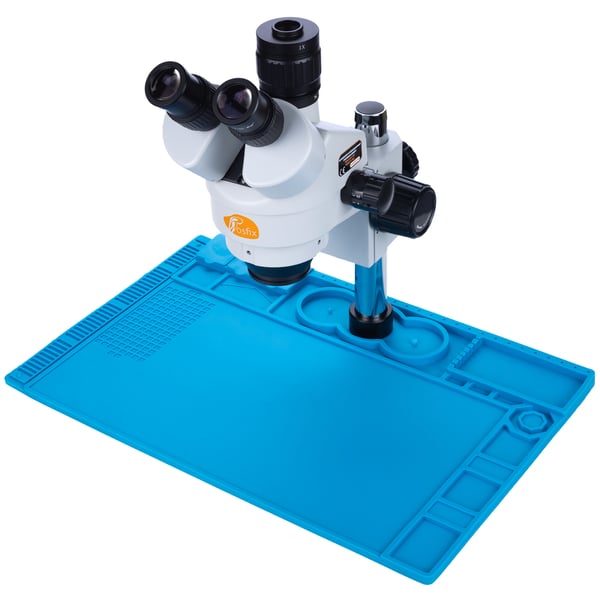 Silikonemåtte (jernbase) til mikroskop 480x320mm