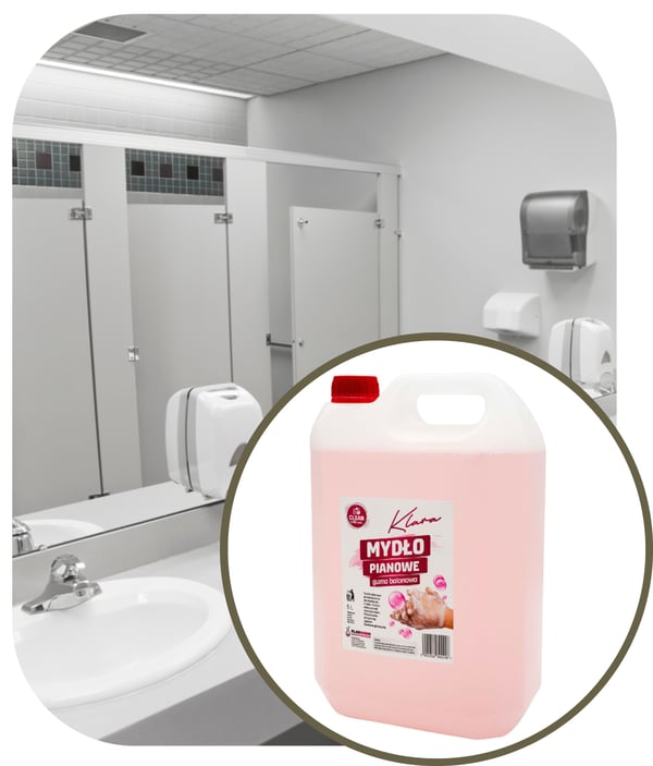 Klara skumsæbe, tyggegummiduft, 5 l