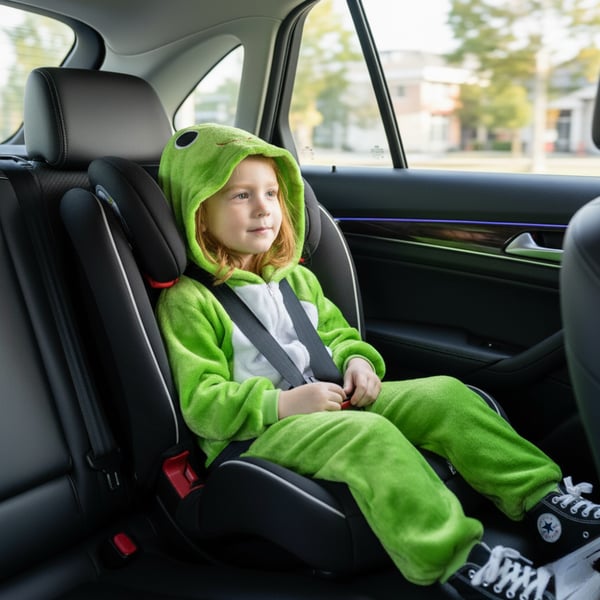 Børnepyjamas frø heldragt kigurumi børneudklædning 122-128 Heldragt til børn 001pcN frø - 122-128