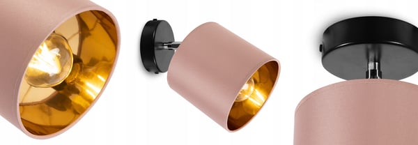 KATTOVALAISIN KULTAINEN LED-SEINÄVALAISIN