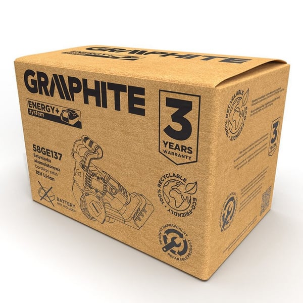 ENERGY+ 18V BATTERIDREVET SATINERETØJ, UDEN BATTERI - T 58GE137