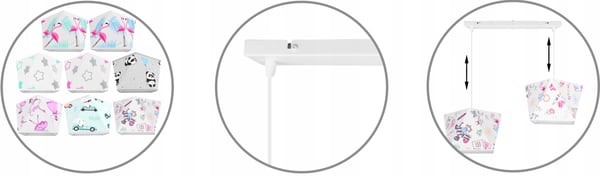 HÆNGENDE LOFTSLAMPE LYKRONE BØRNESKÆRM