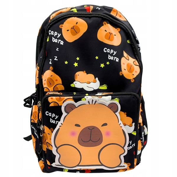 Kapibara reppu koulu matka tilava kapibara