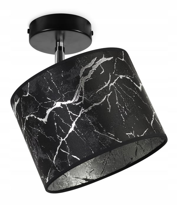 HÆNGENDE LOFTLAMPE, Walllampe, LAMPESKÆRM, SØLVMØNSTER