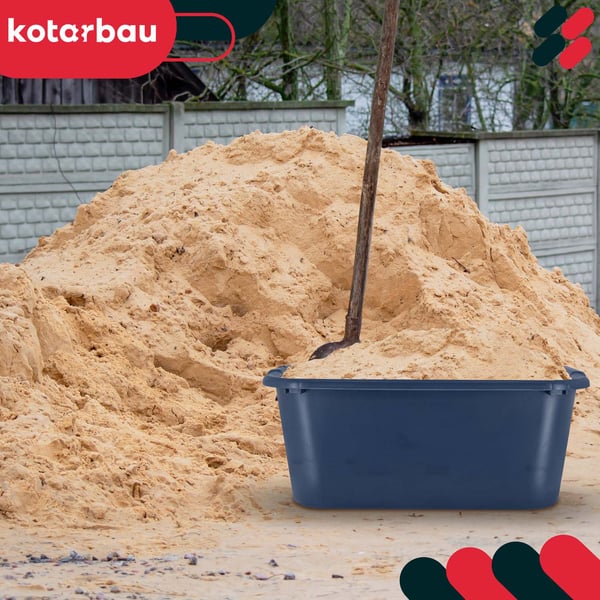 KOTARBAU® Rektangulär trädgårdscontainer Murbrukscontainer 45 l Marinblå 3-pack