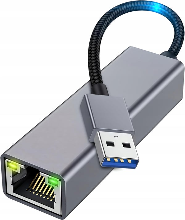 USB 3.0 NETVÆRKSADAPTER LAN RJ45 NETVÆRKSKORT 1000MBPS Ethernet Gigabit
