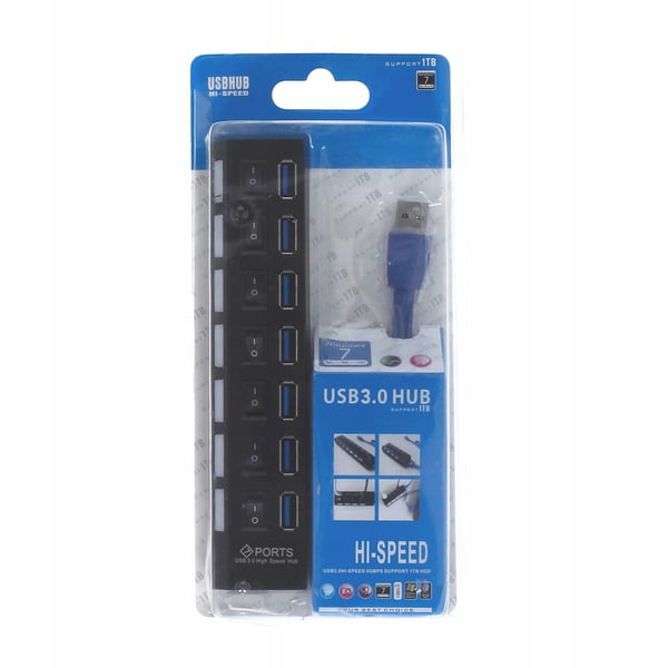 USB 3.0 HUB 7 Ports x7 SPLITTER Splitter